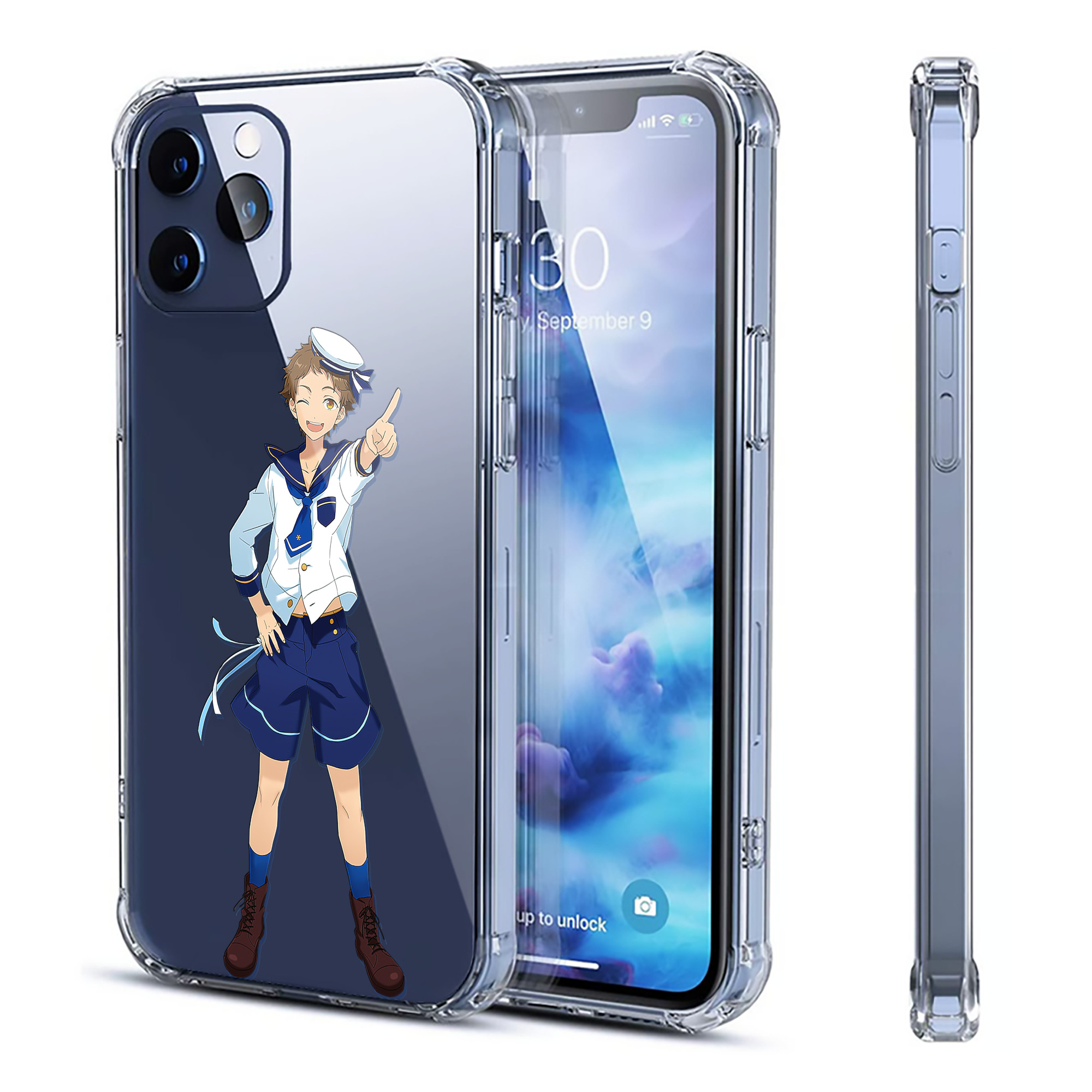 （画像用） あんさんぶるスターズ! Ensemble Stars 【iPhone 12シリーズ対応】透明スマホケース（クリアソフトケース）
